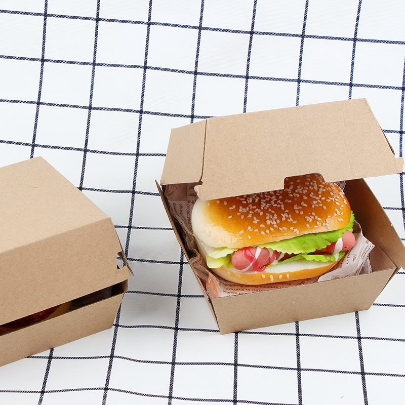 Custom Kraft Packaging Burger Box - Image 4