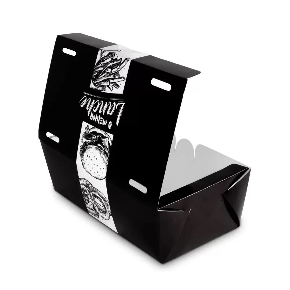 Custom Disposable Fast Food Packaging Box with Logo - Image 4