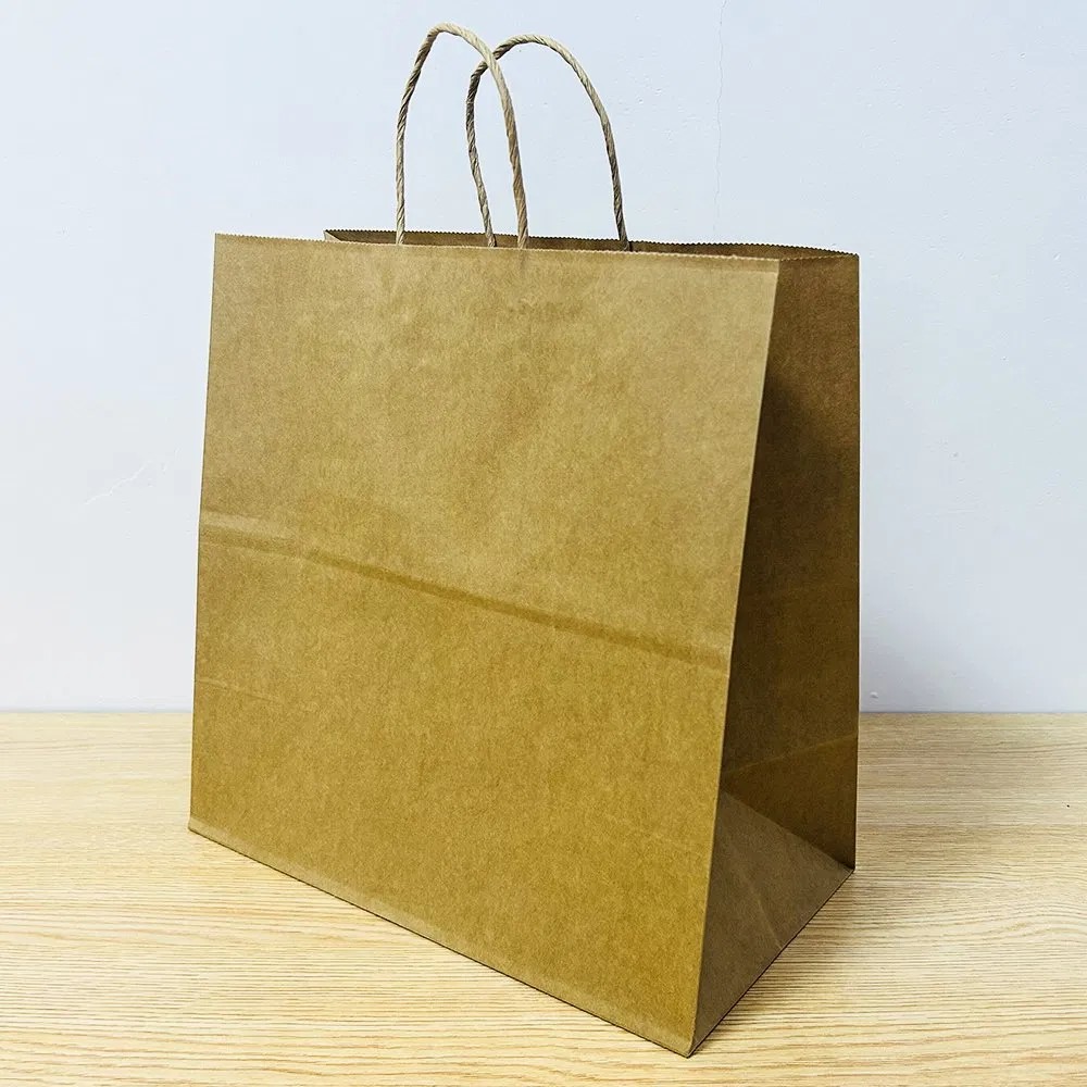 Custom Shopping Paper Bag with Handle - Image 2