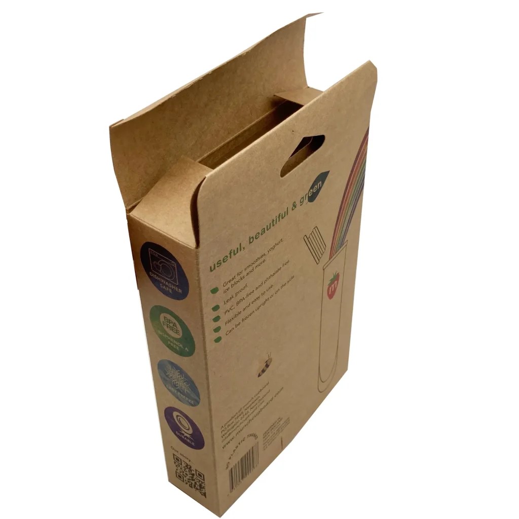 Kraft Paper Carton Box with Clear PVC Window - Image 2