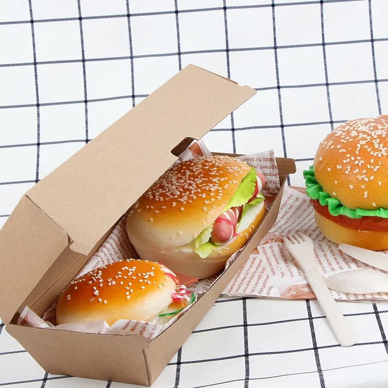 Custom Kraft Packaging Burger Box - Image 2