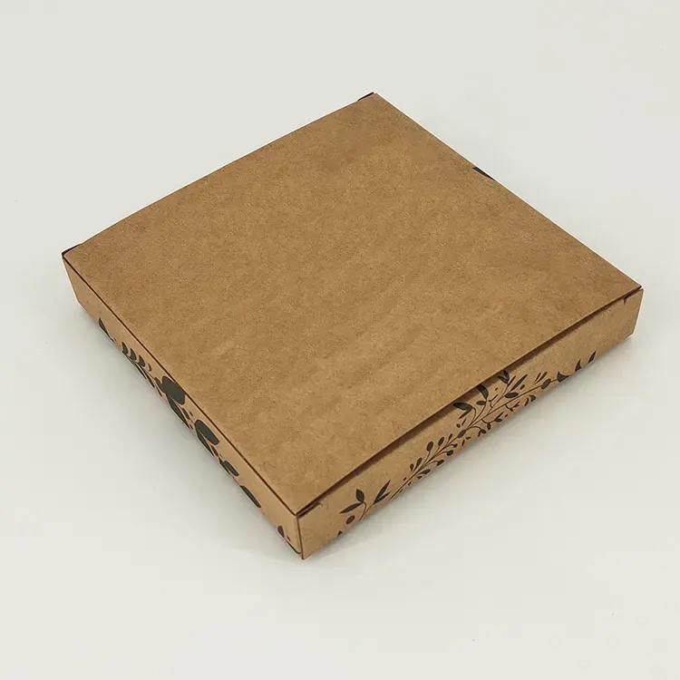 Custom Kraft Paper Packaging Boxes with Clear Window for Pizza - Image 3