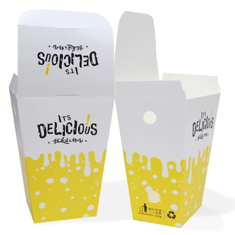 Custom Printed Kraft Paper Popcorn Box High-End Portable Party Packaging - Image 3