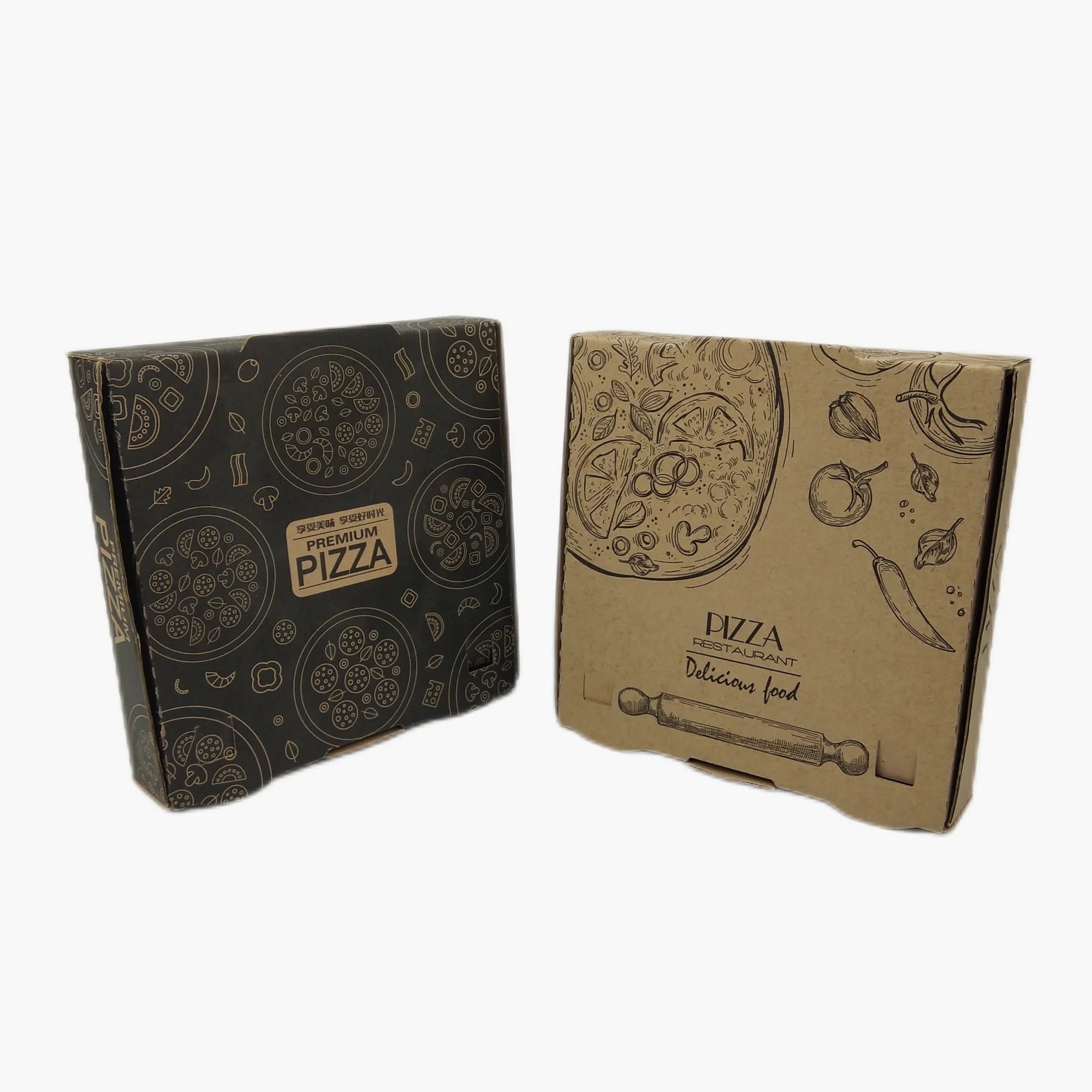Custom Printed Pizza Corrugated Paper Box