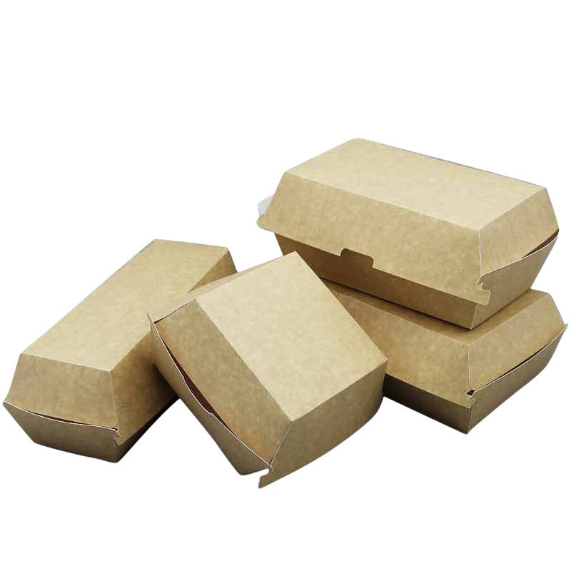 Custom Disposable Food Packaging Paper Burger Box