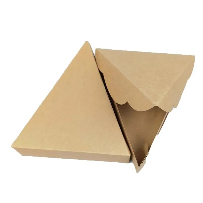 Kraft Paper Pizza Slices Packaging Boxes - Image 4