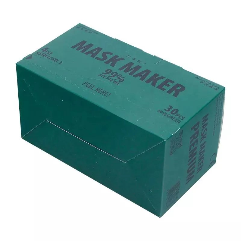 Face Mask Cardboard Paper Packaging Box - Image 4