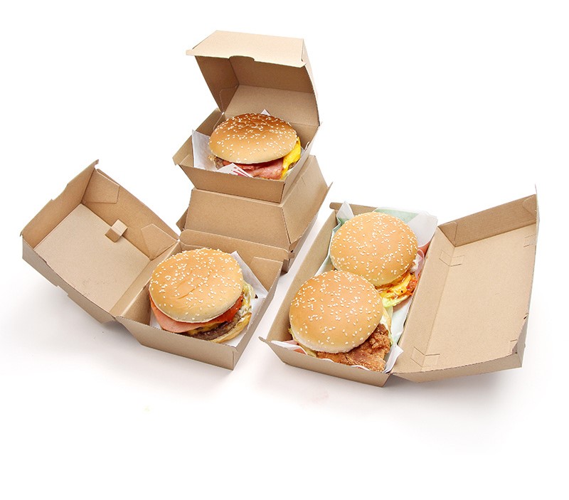 Custom Kraft Packaging Burger Box