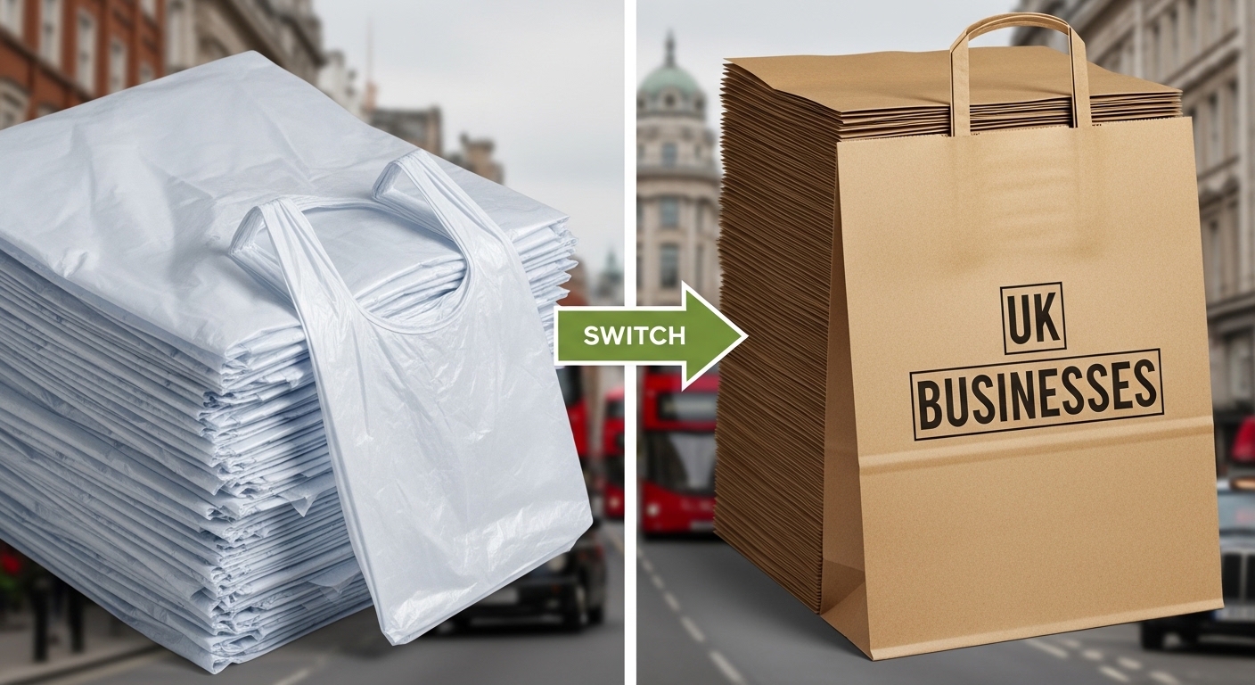 Paper Bags vs Plastic Bags: Why UK Businesses Are Making the Switch