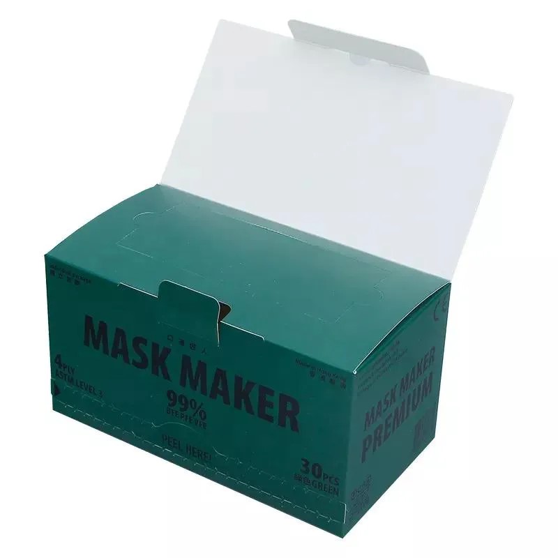 Face Mask Cardboard Paper Packaging Box