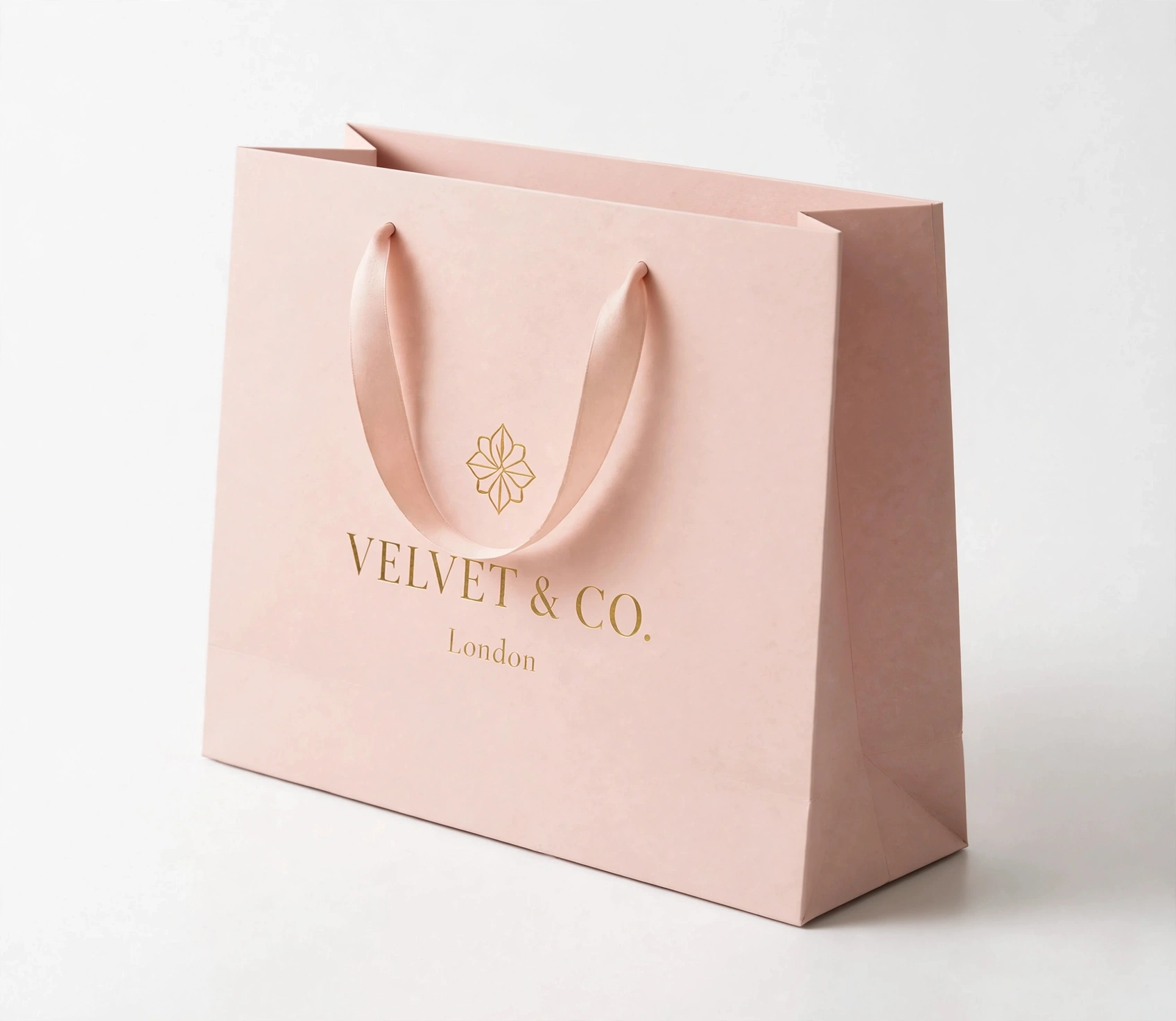Custom Printed Boutique Paper Bags with Handles