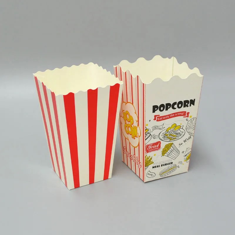 Custom Pop Corn Party Packaging Food Box
