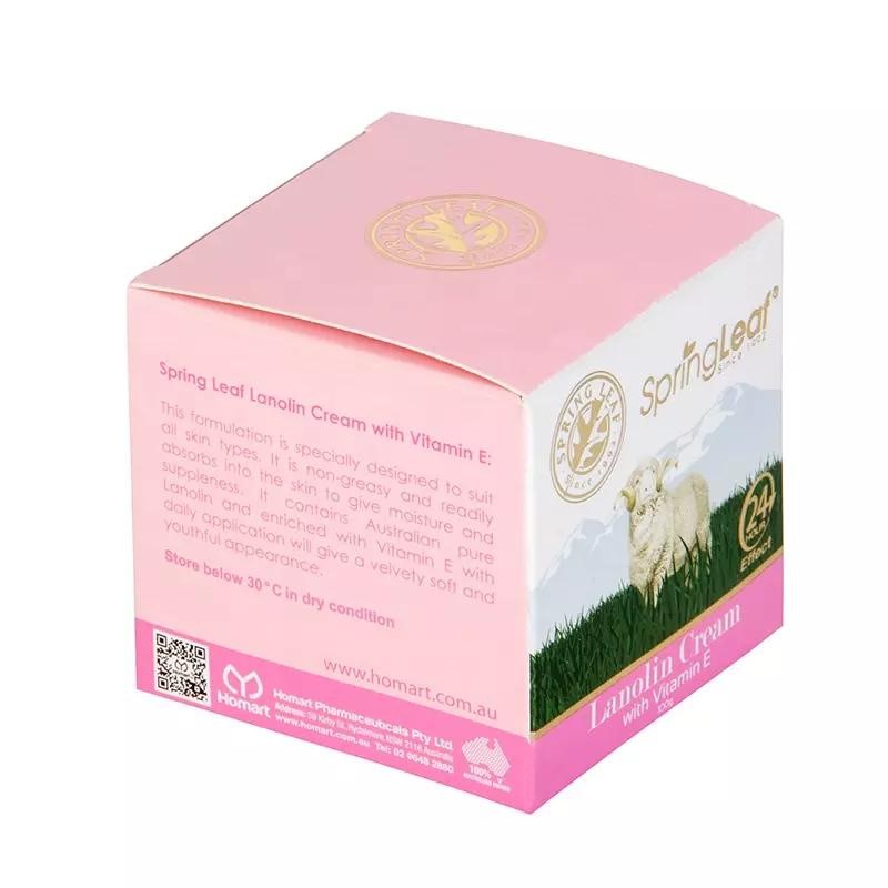 Custom Printed Skincare Product Face Cream Packaging Box