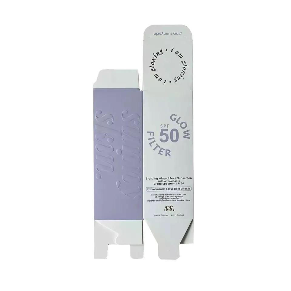 Custom Printed Cosmetics Lotion Bottle Packaging Boxes