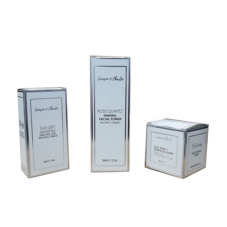 Custom Printed Cardboard Cosmetic Skincare And Perfume Bottle Boxes