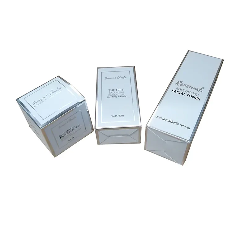 Custom Printed Cardboard Cosmetic Skincare And Perfume Bottle Boxes - Image 2