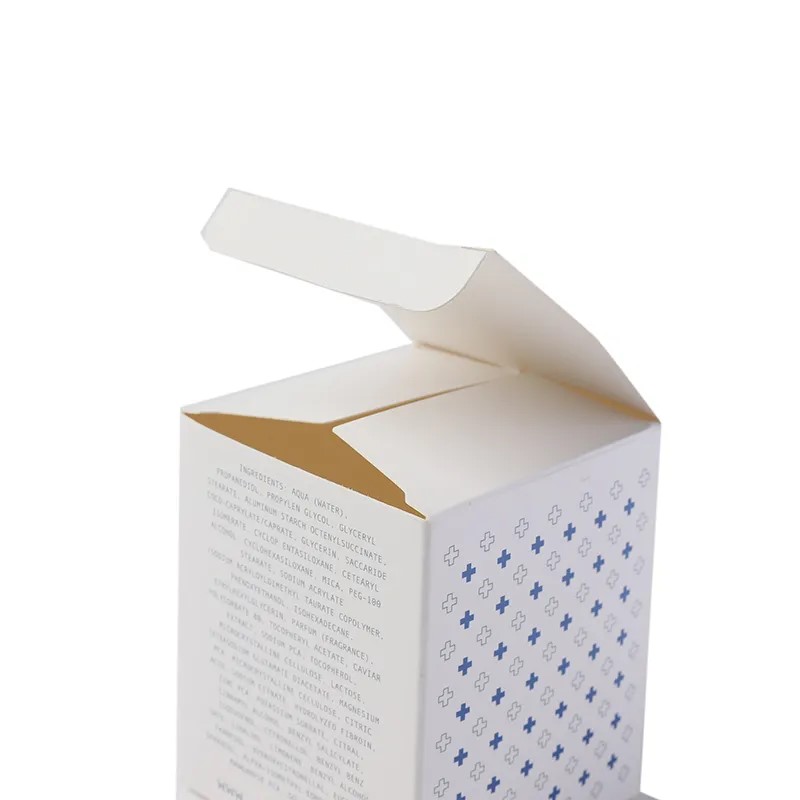 Custom Printed White Cardboard Box for Cosmetics Packaging Box - Image 2