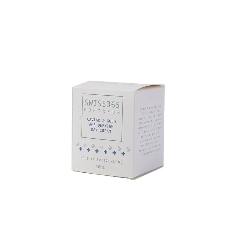 Custom Printed White Cardboard Box for Cosmetics Packaging Box - Image 3