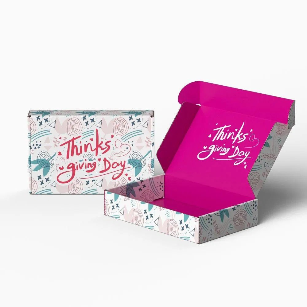 Custom Logo Design Corrugated Mailer Box