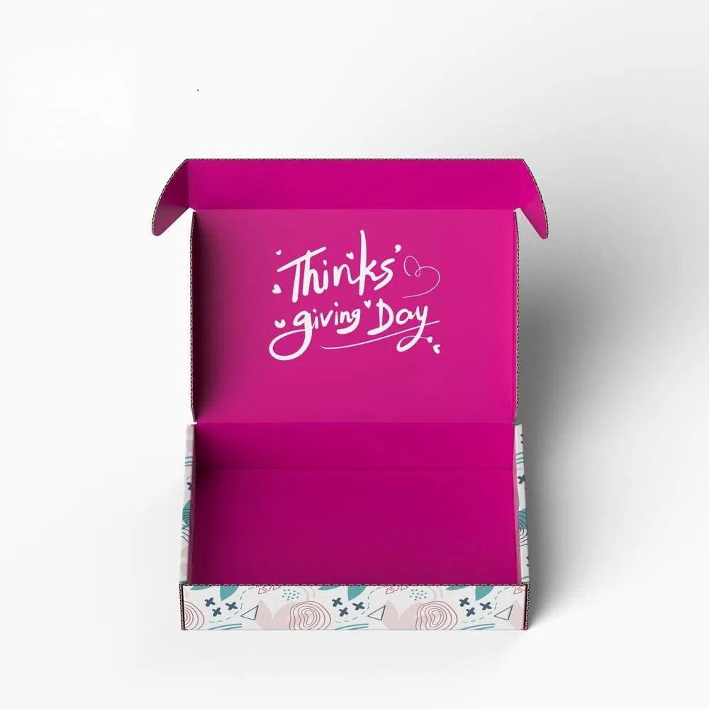 Custom Logo Design Corrugated Mailer Box - Image 2