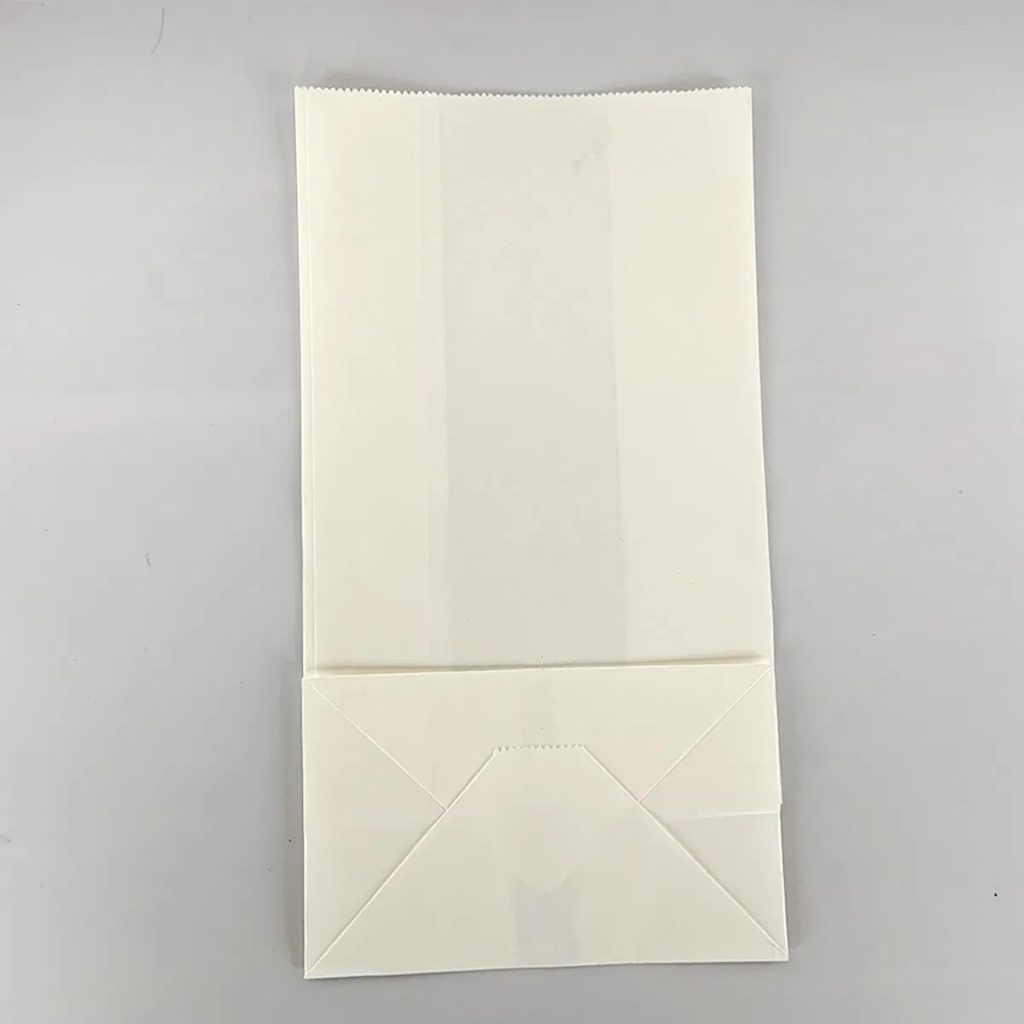 Custom Shopping White Paper Bag - Image 2