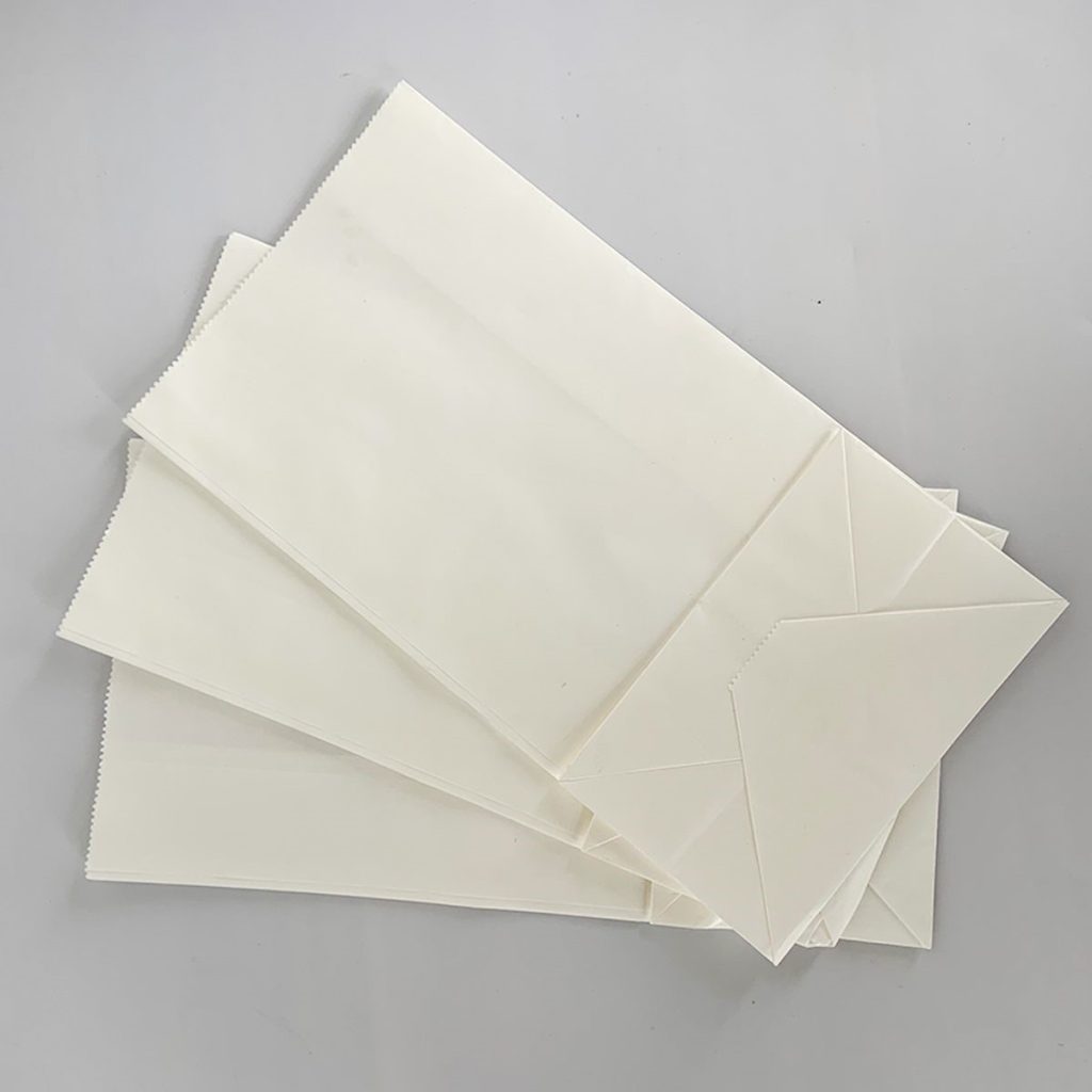 Custom Shopping White Paper Bag - Image 3