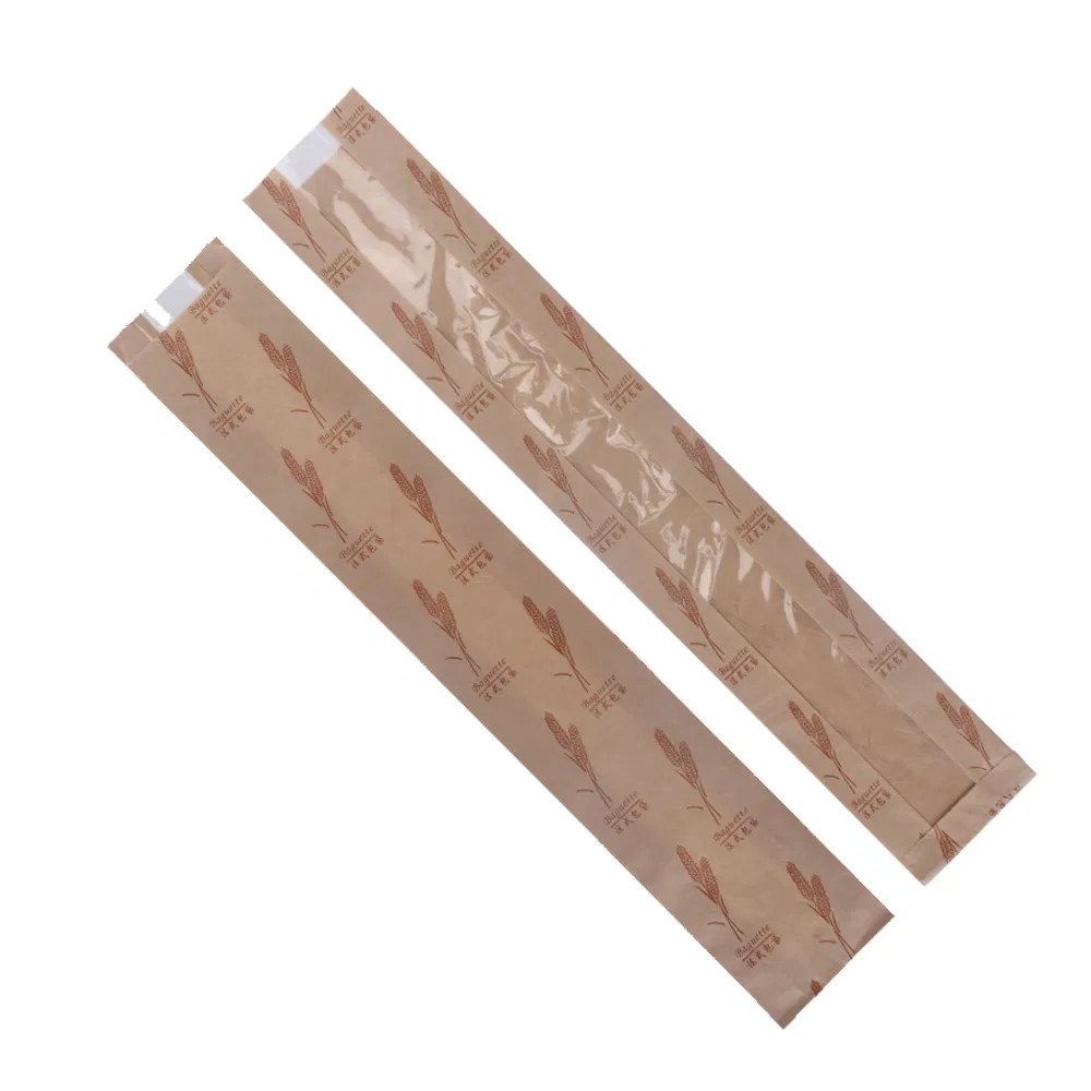 Custom French Bread Kraft Paper Bag - Image 3