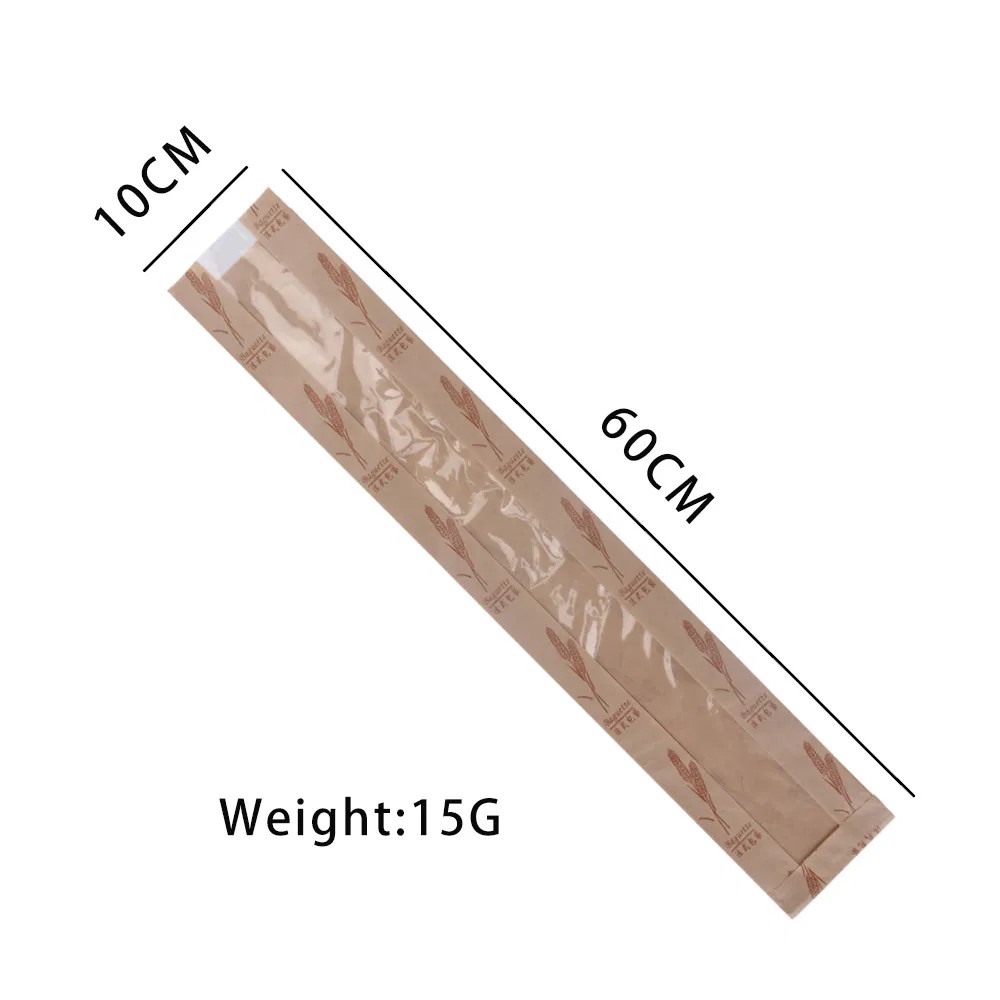 Custom French Bread Kraft Paper Bag - Image 4