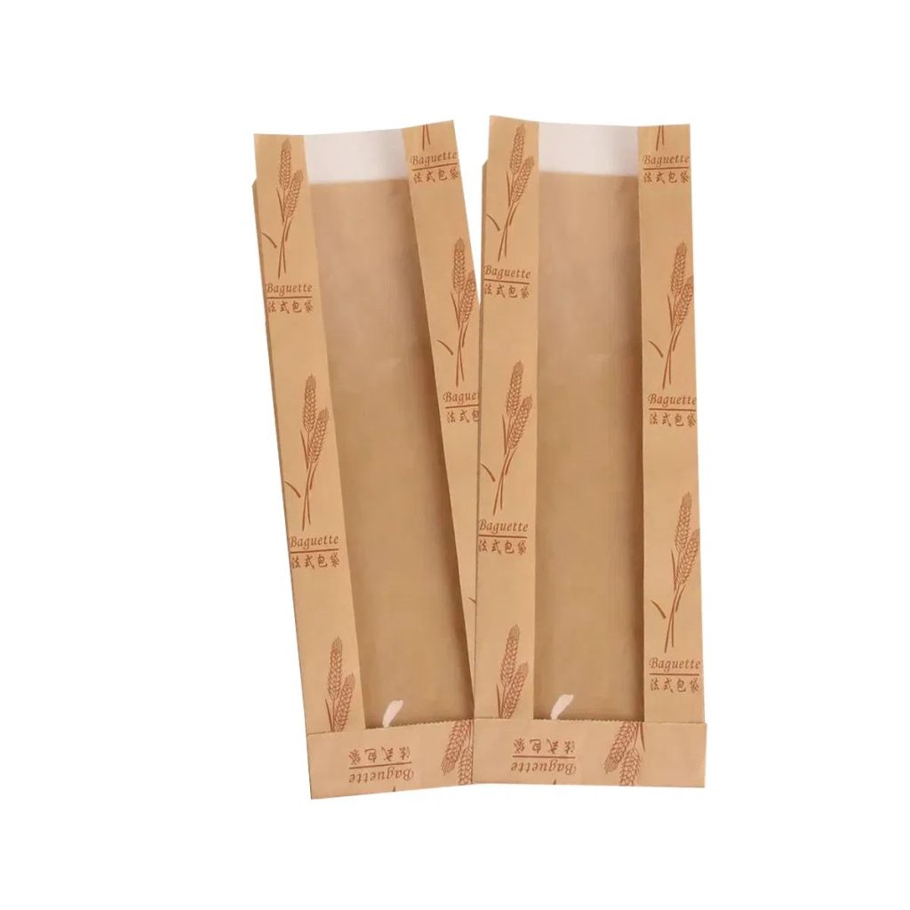 Custom Printed Kraft Bread Bag - Image 3